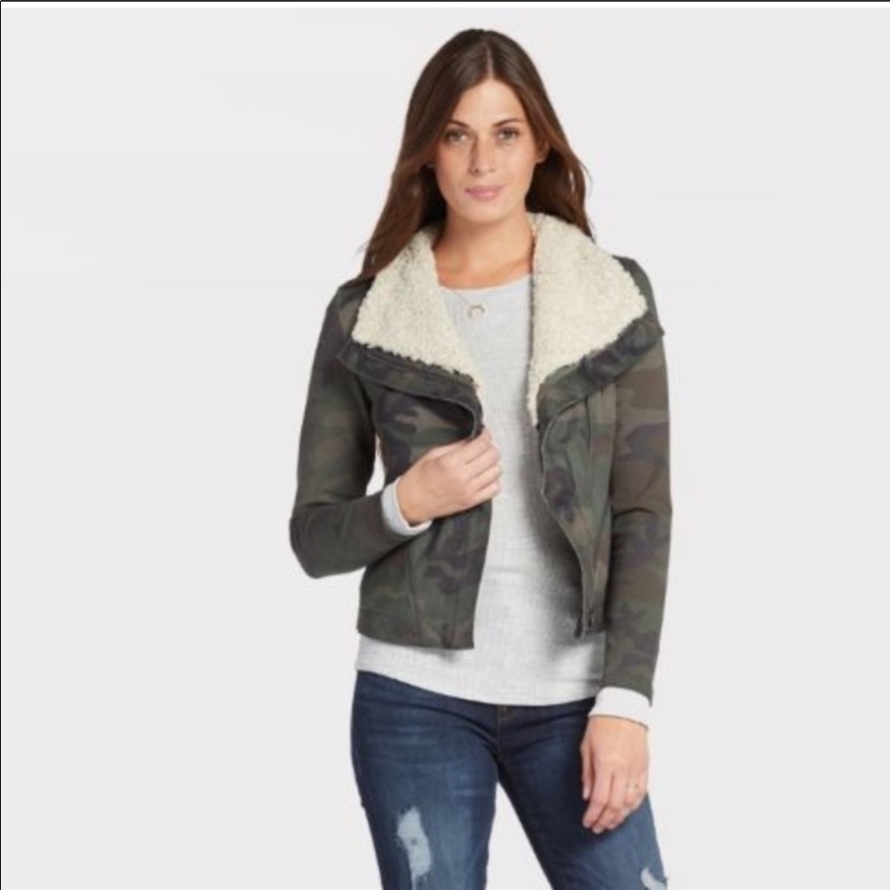 Anthropologie Marrakech Faravel Camo Moto Jacket